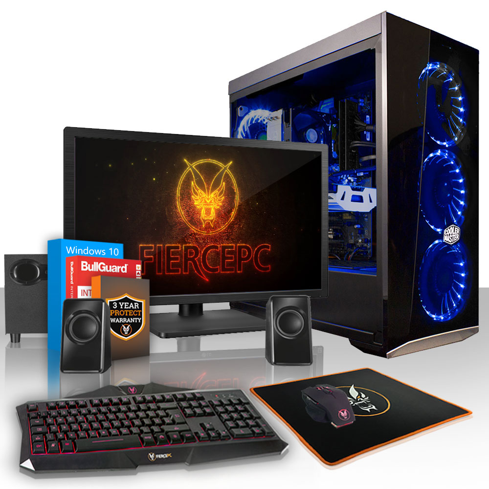 Fierce Gaming Pc Amd Ryzen 3 1300x 37ghz 16gb Gtx 1050 Ti 4gb Gaming